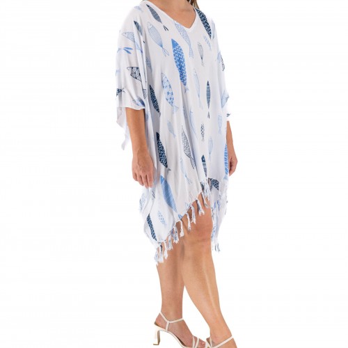 Kaftan With Fish Pattern 525860-3