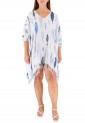 Kaftan With Fish Pattern 525860-3 Kaftan With Fish Pattern 525860-3