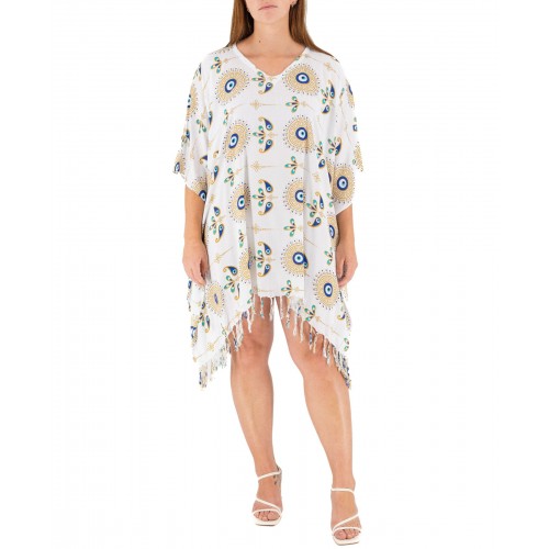 Kaftan With Eyes Print 525860-5