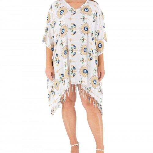 Kaftan With Eyes Print 525860-5