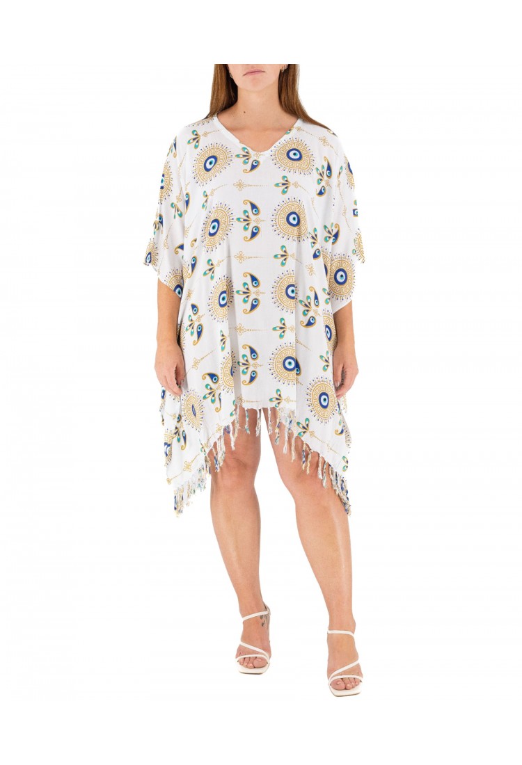 Kaftan With Eyes Print 525860-5