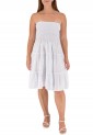 White Strapless Short Dress 524017-1