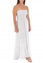 White Strapless Maxi Dress 525847-1
