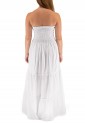 White Strapless Maxi Dress 525847-1
