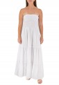 White Strapless Maxi Dress 525847-1 White Strapless Maxi Dress 525847-1