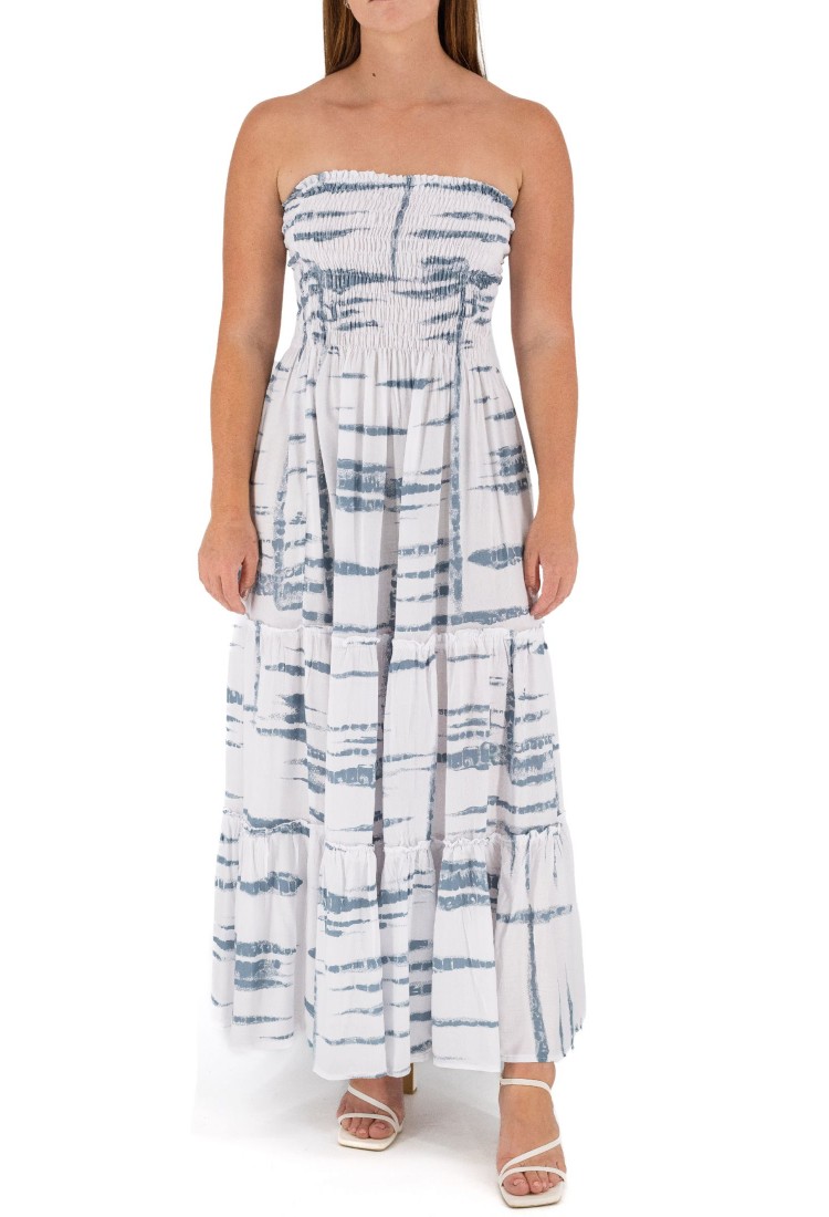 Strapless Maxi Dress 525847-4 Strapless Maxi Dress 525847-4