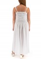 White Maxi Dress With Straps 525862-3