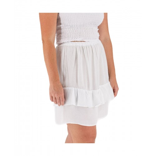 Short Skirt With Ruffles 525854-1