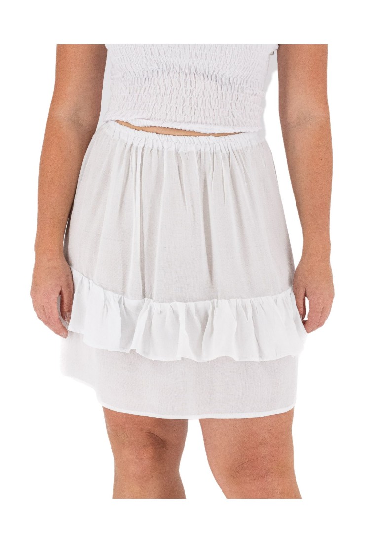 Short Skirt With Ruffles 525854-1 Short Skirt With Ruffles 525854-1
