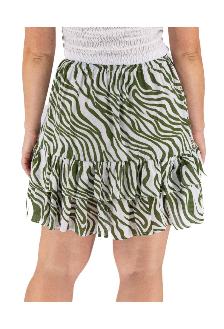 Short Skirt With Ruffles Printed 525854-3