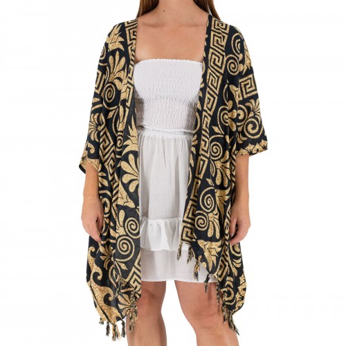 Kaftan Cardigan With Meander 525857