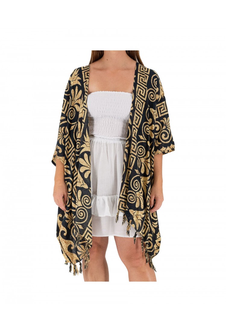 Kaftan Cardigan With Meander 525857