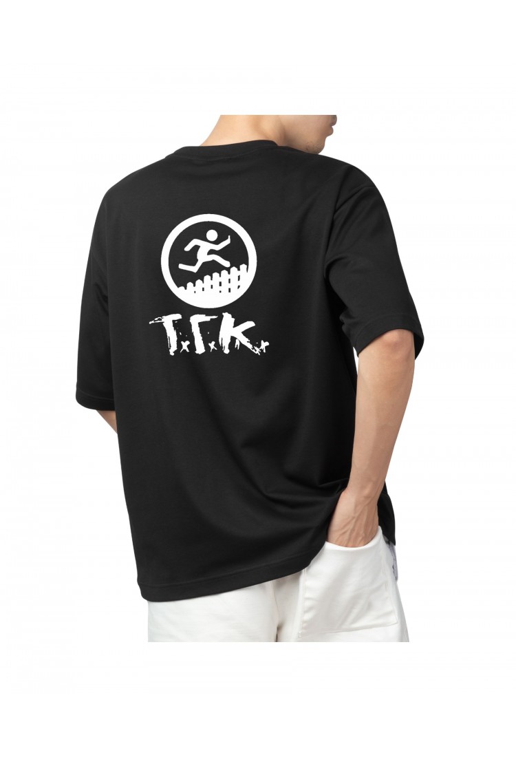 Κοντομάνικη Μπλούζα Oversize Λεξ OST030