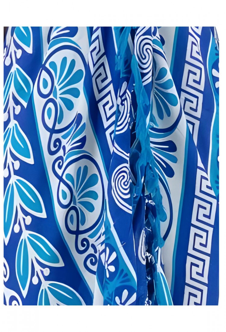 Pareo With Meander And Olive Branch 522043-12