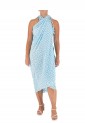 Pareo With Meander Print 522043-17 Pareo With Meander Print 522043-17