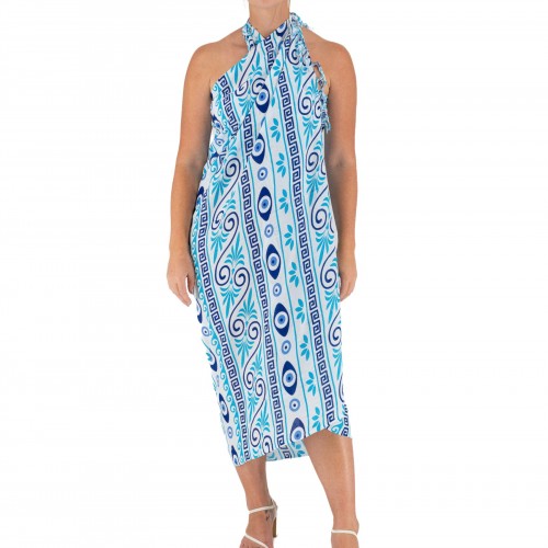 Pareo With Eye And Meander Print 522043-18