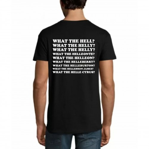 Men's T-Shirt With Print On The Back WTH666