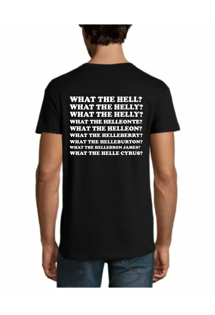 Men's T-Shirt With Print On The Back WTH666