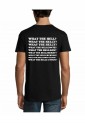 Men's T-Shirt With Print On The Back WTH666