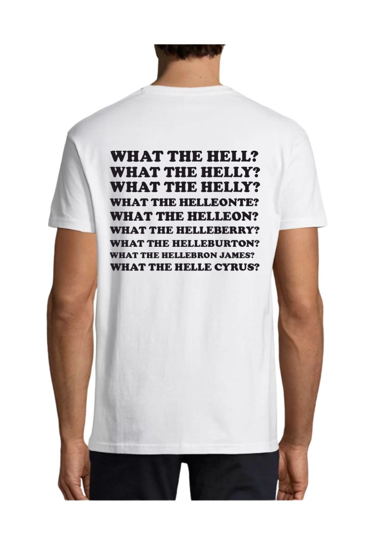 Men's T-Shirt With Print On The Back WTH666