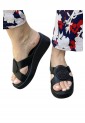 Platform With Rhinestones Black MEN034