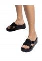 Platform With Rhinestones Black MEN034