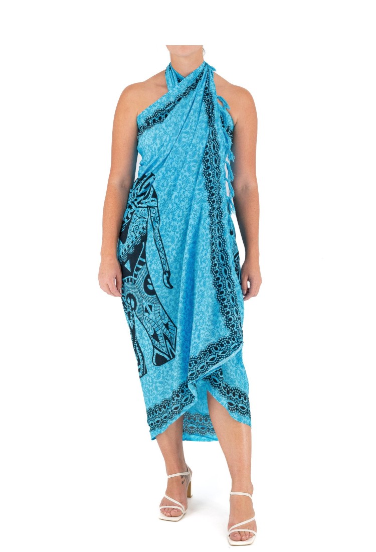 Elephant Print Pareo 522043-25 Elephant Print Pareo 522043-25