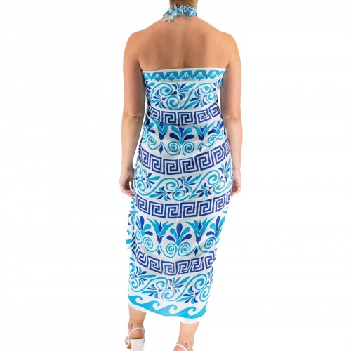 Pareo With Meander Print 522043-26