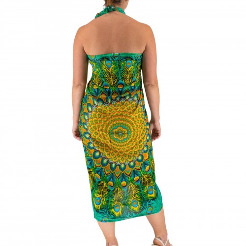 Peacock Colored Pareo 522043-31