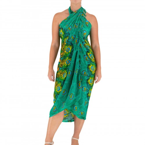 Peacock Colored Pareo 522043-31