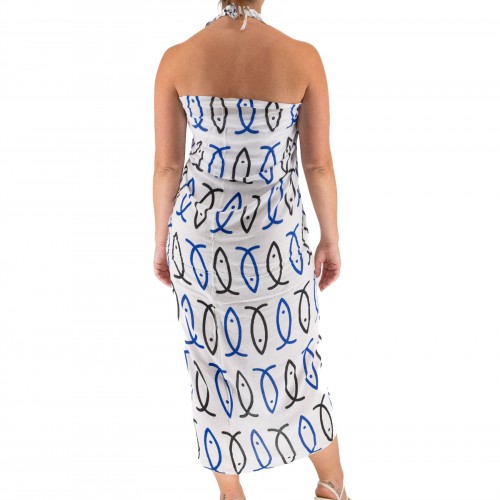 Pareo With Fish Print 522043-33
