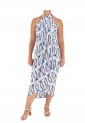 Pareo With Fish Print 522043-33 Pareo With Fish Print 522043-33