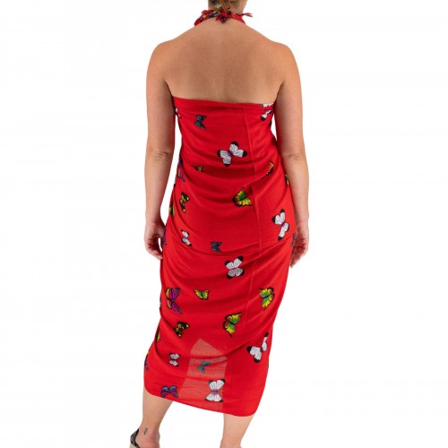Pareo With Butterfly Print 522043-35