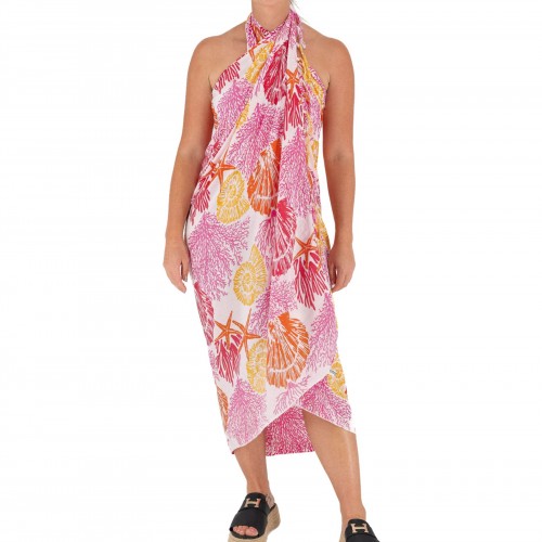 Pareo With Coral Print 522043-37