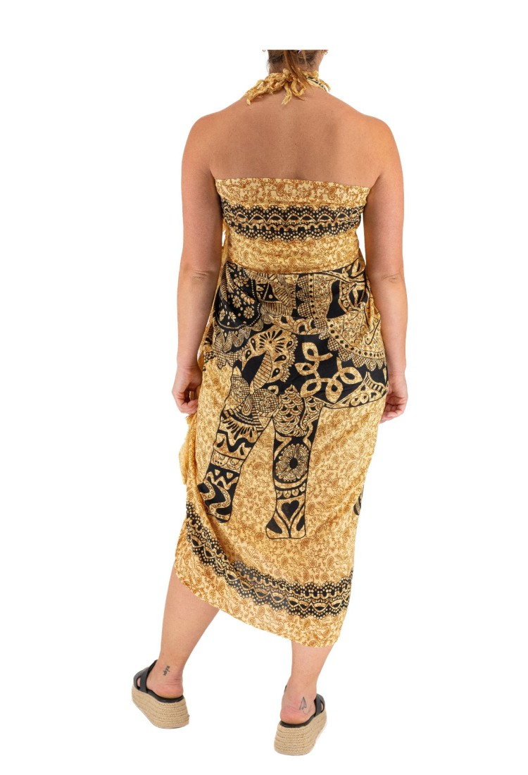 Elephant Print Pareo 522043-48