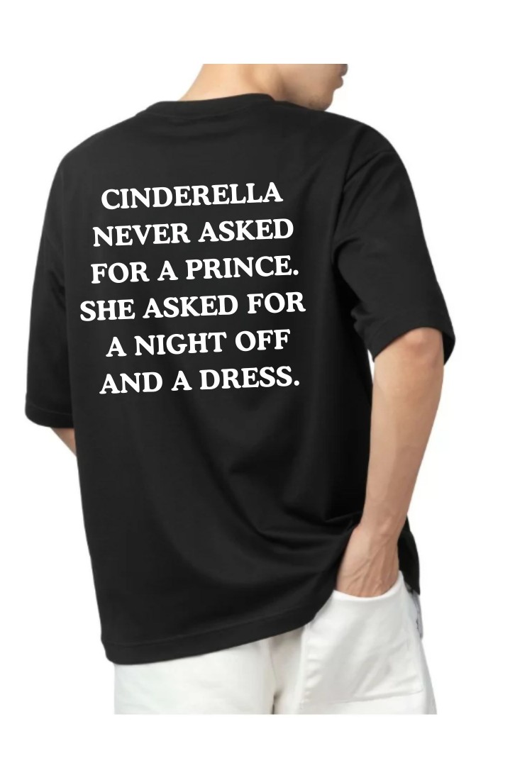 Μπλουζάκι Oversized Sinderella SNA768 Μπλουζάκι Oversized Sinderella SNA768