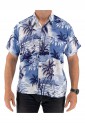 Men's Short Sleeve Shirt With Palm Trees 523013