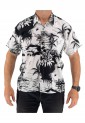 Men's Short Sleeve Shirt With Palm Trees 523013