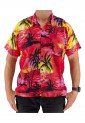 Men's Short Sleeve Shirt With Palm Trees 523013