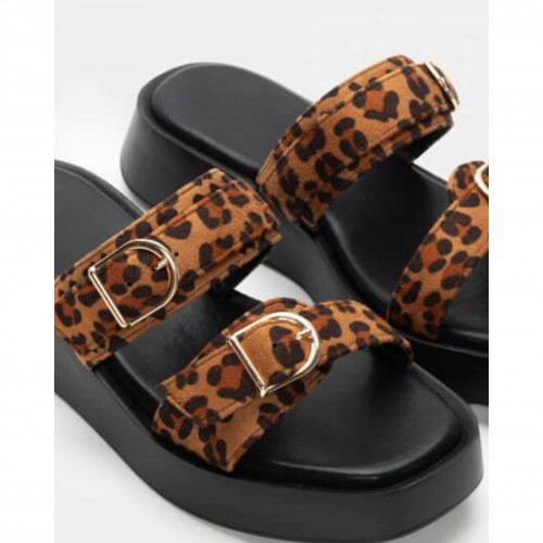 Σανδάλια Flatform Με Λουράκια 526163