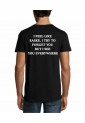 Short Sleeve T-Shirt With I Feel Like Sasuke Print IFL978
