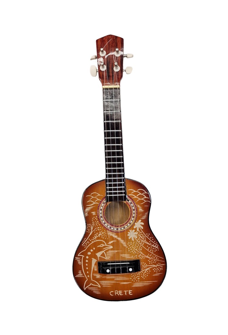 Wooden Ukulele Guitar Crete 524006 Wooden Ukulele Guitar Crete 524006