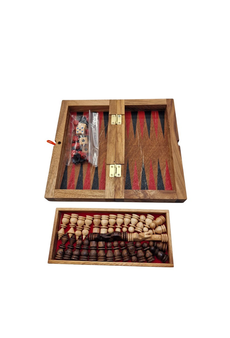 Wooden Backgammon and Chess Game 524059 Wooden Backgammon and Chess Game 524059
