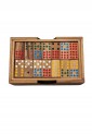 Wooden Domino Set With Colored Dots 524061 Wooden Domino Set With Colored Dots 524061