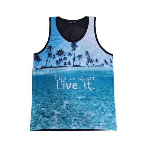 Ανδρικό Tank Top Life Is Hot Live It LIH736