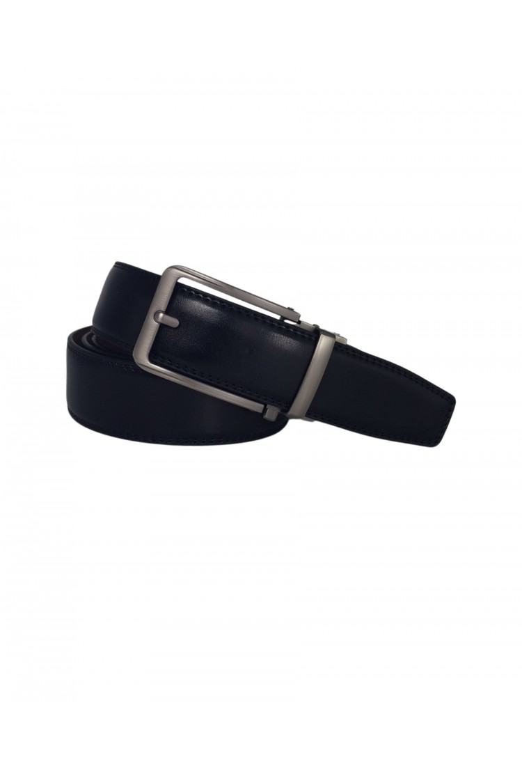 Ανδρική Ζώνη Με Μεταλλική Αγκράφα Δέρμα 3,5 cm * 130 cm. 525563