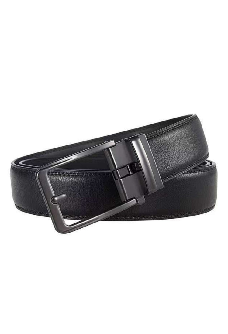 Ανδρική Ζώνη Με Μεταλλική Αγκράφα Δέρμα 3,5 cm * 130 cm. 525563