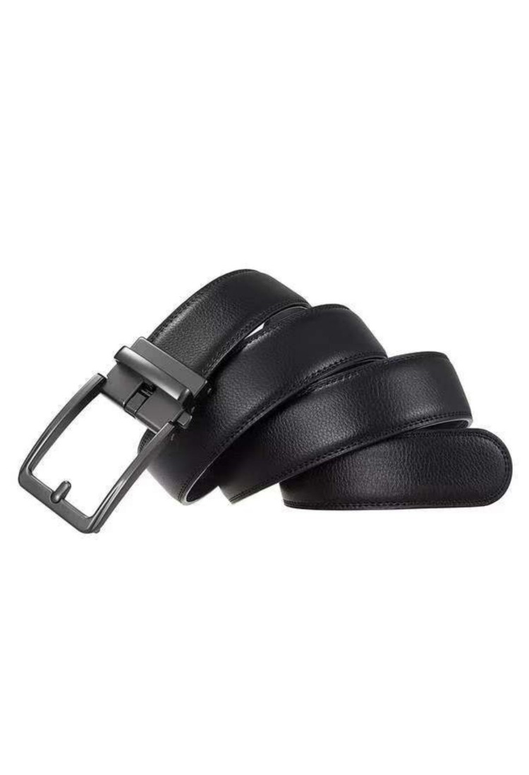 Ανδρική Ζώνη Με Μεταλλική Αγκράφα Δέρμα 3,5 cm * 130 cm. 525563