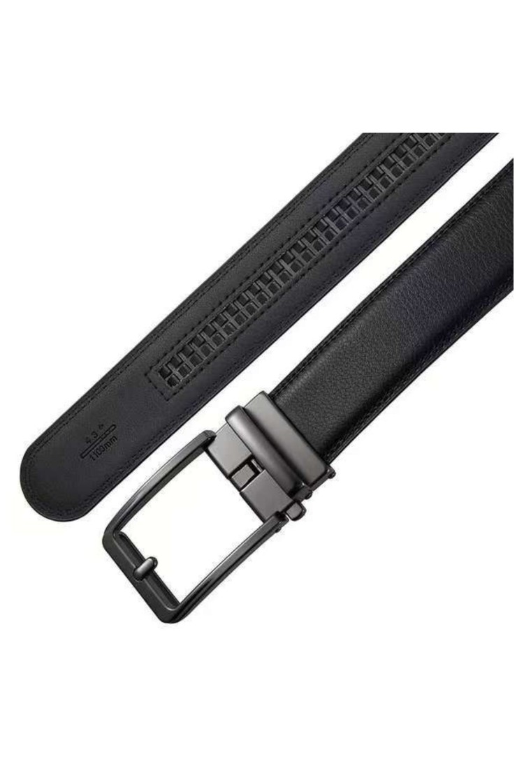 Ανδρική Ζώνη Με Μεταλλική Αγκράφα Δέρμα 3,5 cm * 130 cm. 525563