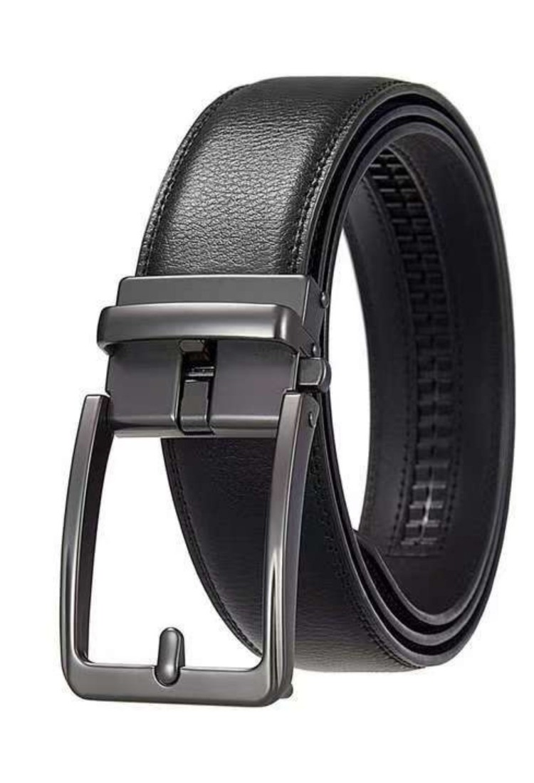 Ανδρική Ζώνη Με Μεταλλική Αγκράφα Δέρμα 3,5 cm * 130 cm. 525563